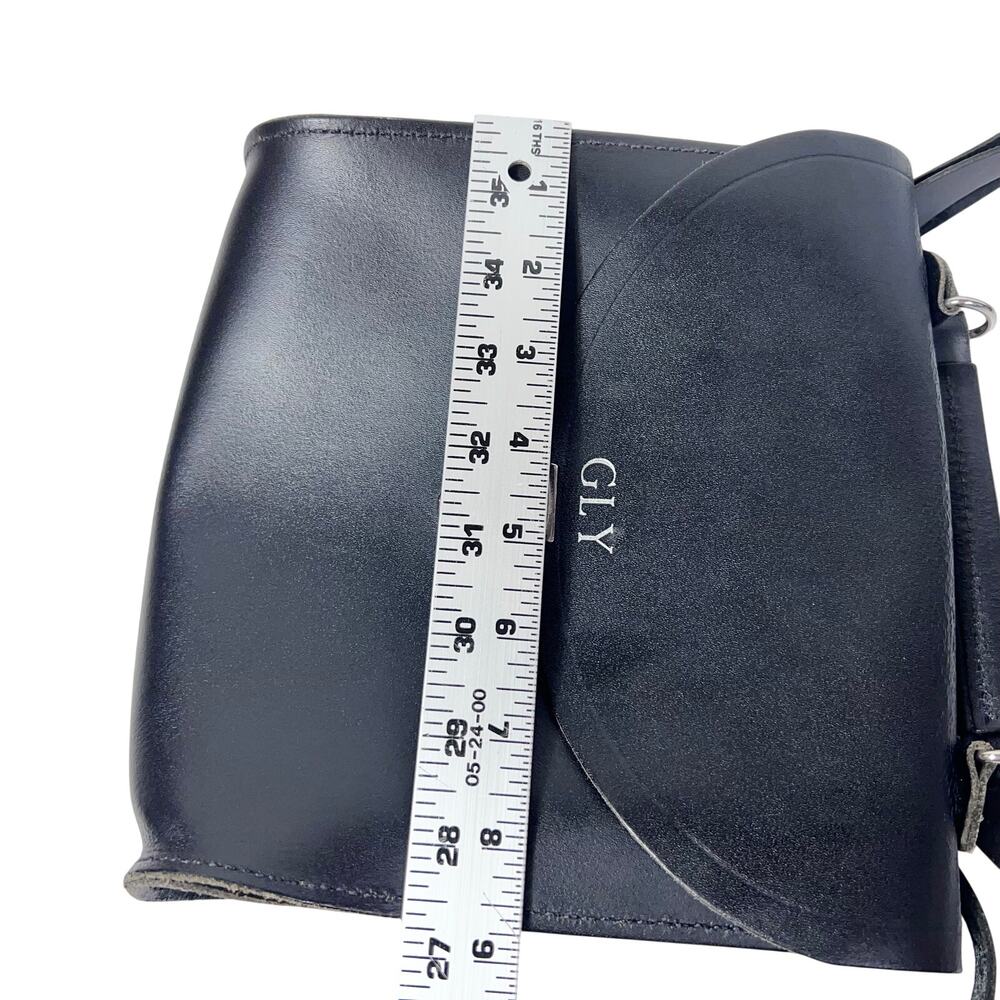 The Cambridge Satchel Company Poppy Grab Bag Mini Top Handle Black Leather - Picture 9 of 9
